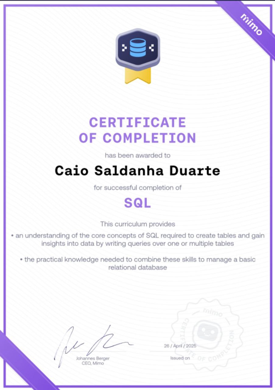 SQL Intermediário